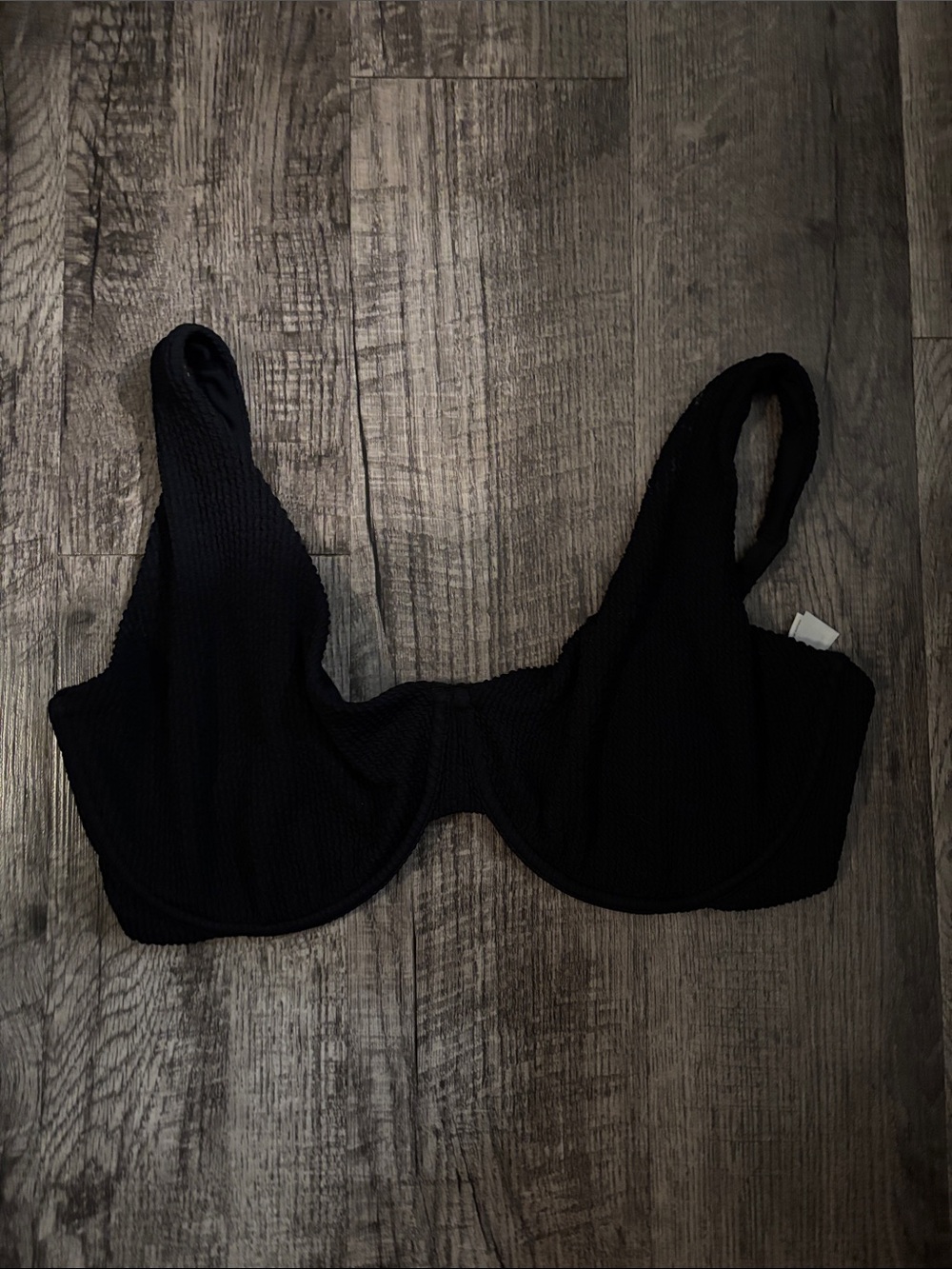 Abercrombie & Fitch Curve Love Bikini Top - Black - Size XLarge
